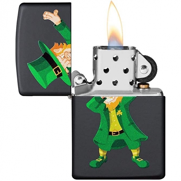 Zippo Siyah Mat Yeil Adam akmak 