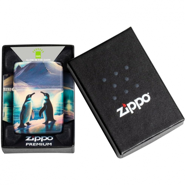 Zippo Yeil Gitd Penguen akmak