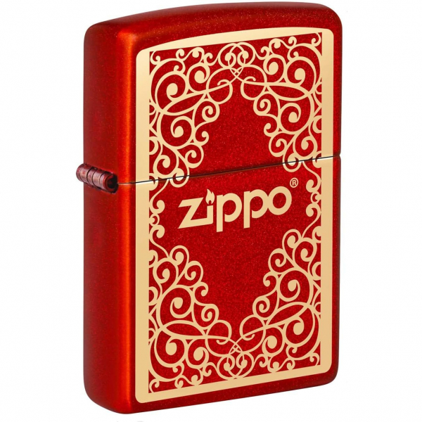 Zippo Krmz Desenli akmak 