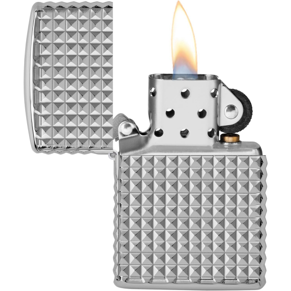 Zippo Geometrik Elmas Tasarm akmak