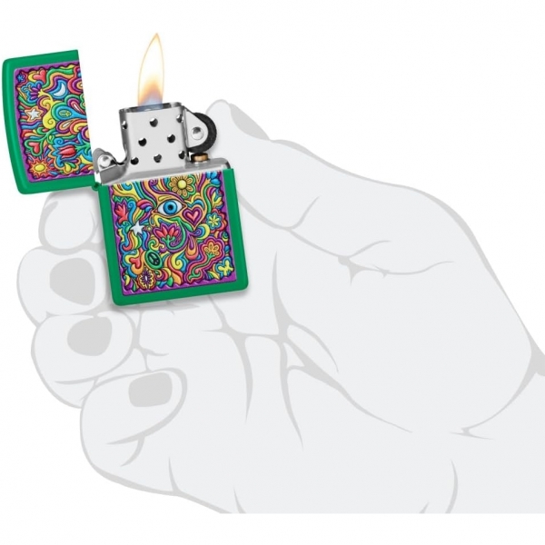 Zippo im Yeili Mat Trippy akmak