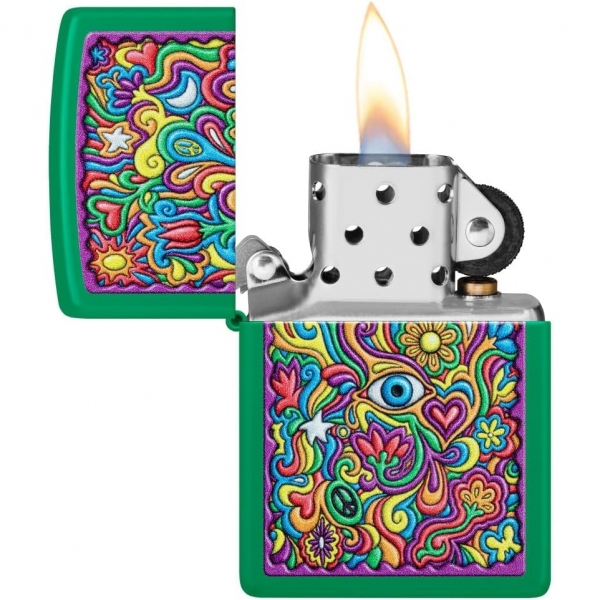 Zippo im Yeili Mat Trippy akmak