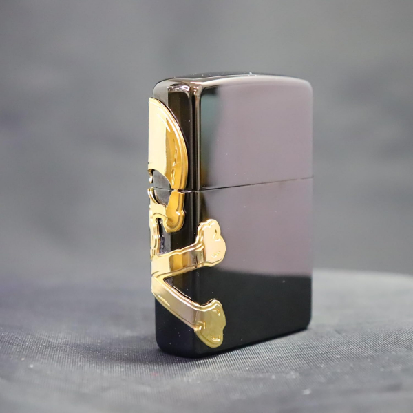 Zippo Kurukafa Siyah akmak