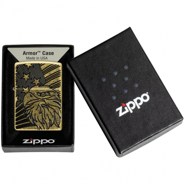 Zippo Kartal ve Bayrak Tasarm akmak