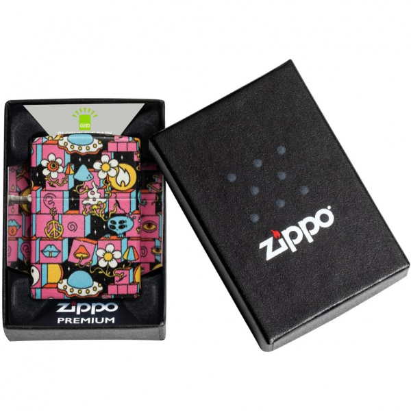 Zippo Karanlkta Parlayan Retro akmak 