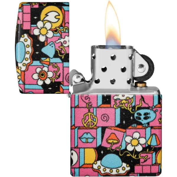 Zippo Karanlkta Parlayan Retro akmak 