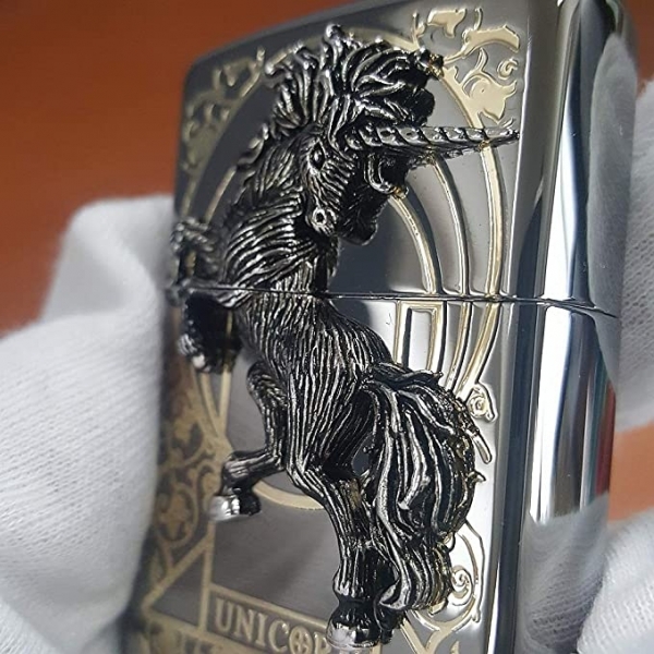 Zippo Unicorn Hakiki Otantik akmak