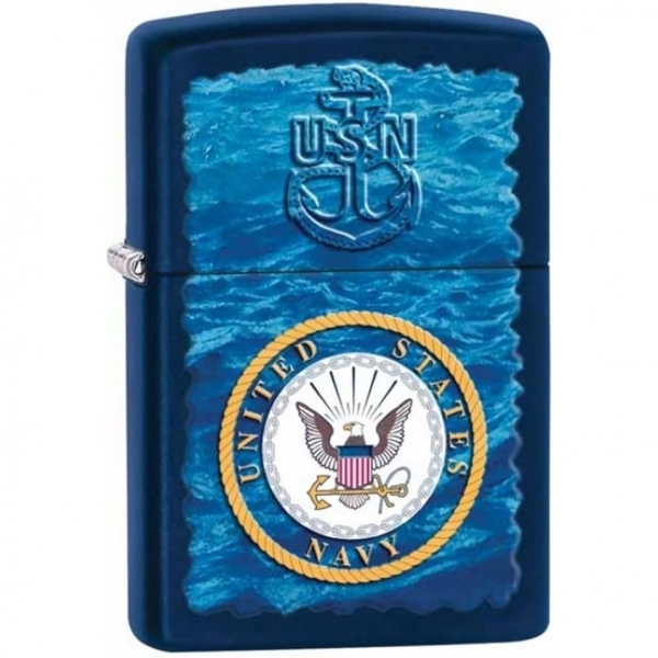 Zippo Usn Navy Chrome Mat akmak