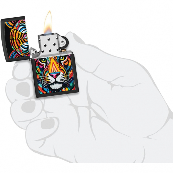 Zippo Aslan Stripes Tasarm akmak
