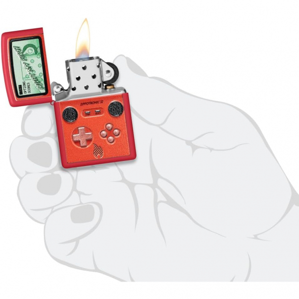Zippo Krmz Tasarm Mat akmak