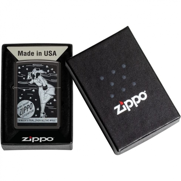 Zippo Windy akmak(Siyah)