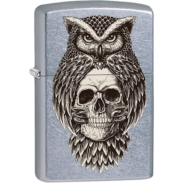 Zippo Baykulu Kafatas akmak