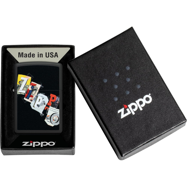 Zippo Mat Siyah Sanatsal akmak