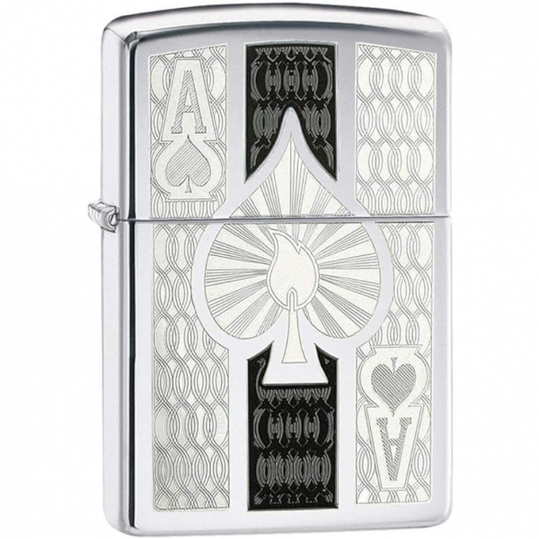 Zippo Chrome  Ace akmak