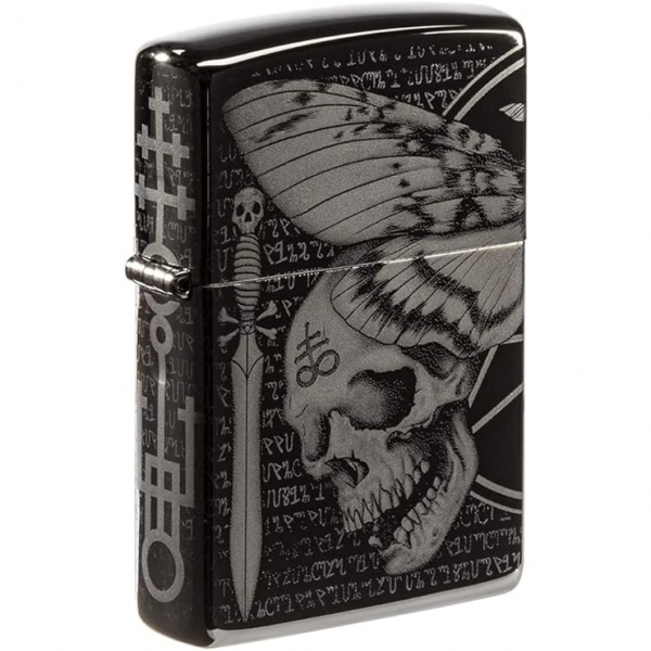 Zippo Kara Hawkmoth akmak