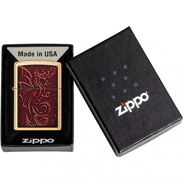 Zippo Kan Krmzs Ejderha akmak