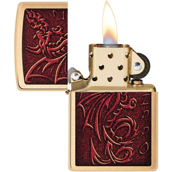 Zippo Kan Krmzs Ejderha akmak