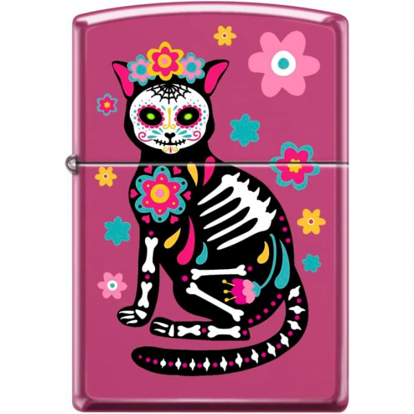 Zippo l Kedi skeleti akmak 