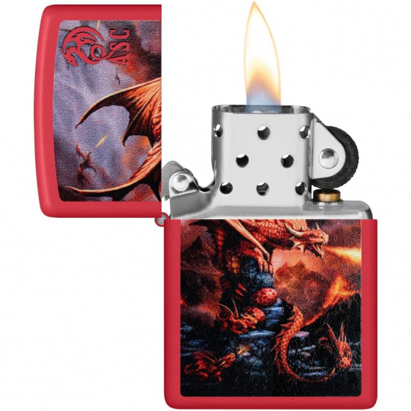 Zippo Anne Stokes Krmz Fire akmak