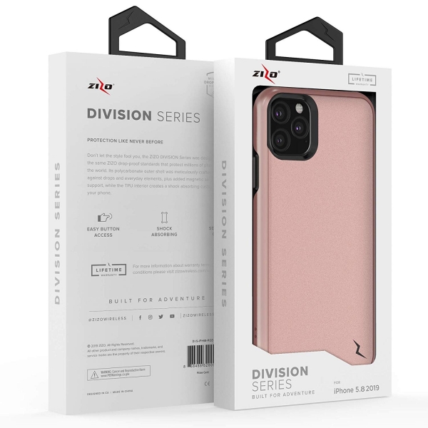 Zizo Apple iPhone 11 Pro Division Series Case-Rose Gold