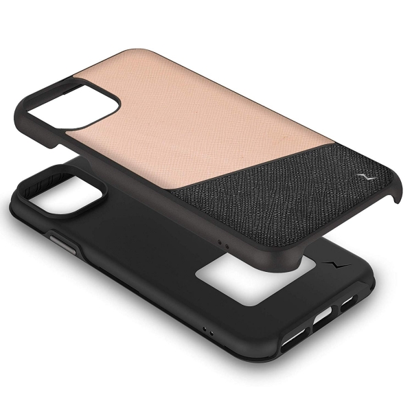 Zizo Apple iPhone 11 Pro Division Series Case-Saffiano Blush