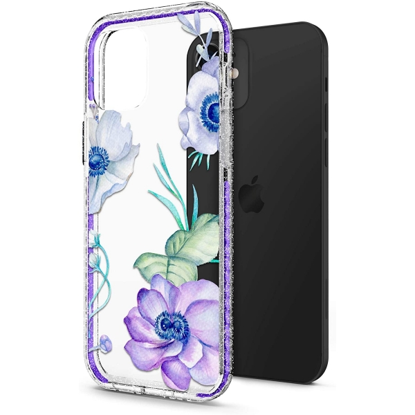 Zizo Apple iPhone 12 Mini Divine Serisi Klf-Lilac