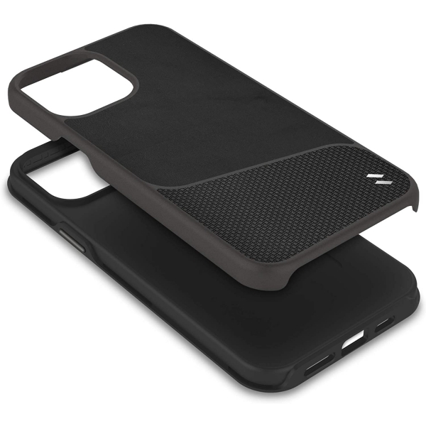 Zizo Apple iPhone 12 Division Serisi Klf-Nylon Black