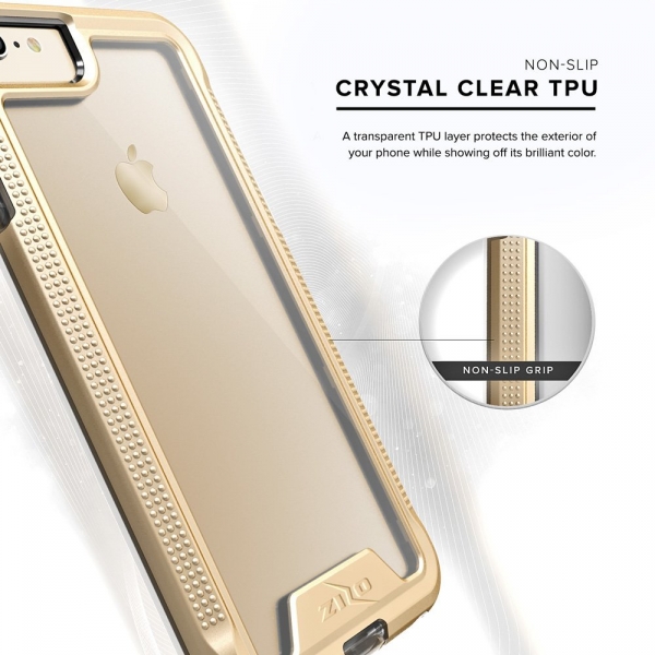 Zizo iPhone 7 ION Serisi Klf (MIL-STD-810G)-Gold