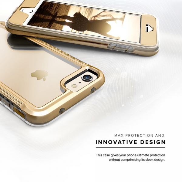 Zizo iPhone 7 ION Serisi Klf (MIL-STD-810G)-Gold