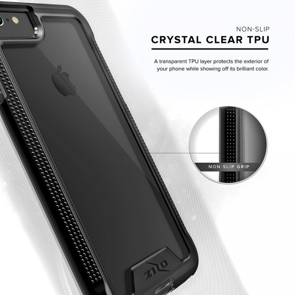 Zizo iPhone 7 ION Serisi Klf (MIL-STD-810G)-Black