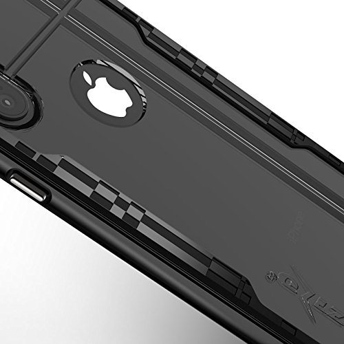 Zizo Apple iPhone XS Shock 2.0 Seri Bumper Klf (MIL-STD-810G)- Black