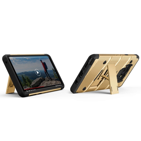 Zizo Galaxy Note 9 Bolt Serisi Klf (MIL-STD-810G)-Gold
