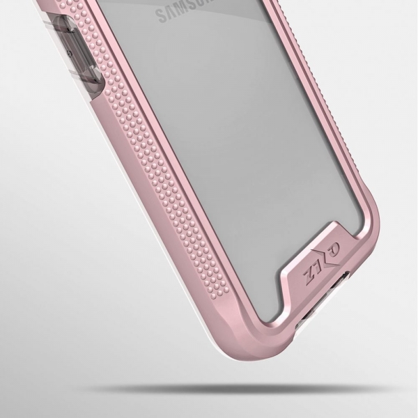 Zizo Samsung Galaxy J7 ION Seri effaf Klf (MIL-STD-810G)- Rose Gold
