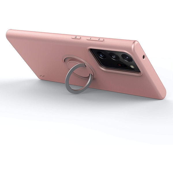 Zizo Samsung Galaxy Note 20 Ultra Revolve Ring Serisi Klf-Rose Quartz