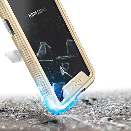 Zizo Samsung Galaxy Note 8 ION Seri effaf Klf (MIL-STD-810G)-Gold