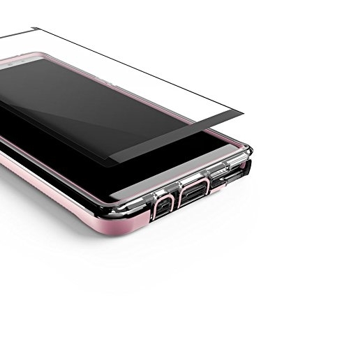 Zizo Samsung Galaxy Note 8 ION Seri effaf Klf (MIL-STD-810G)-Rose Gold