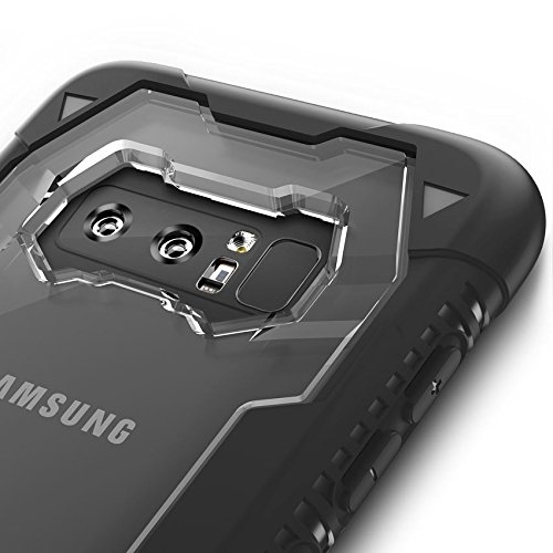 Zizo Samsung Galaxy Note 8 Proton Klf (MIL-STD-810G)-Black Clear