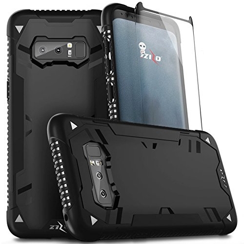 Zizo Samsung Galaxy Note 8 Proton Klf (MIL-STD-810G)-Black
