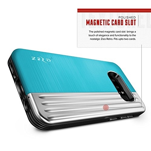 Zizo Samsung Galaxy Note 8 Retro Kartlkl Klf (MIL-STD-810G)-Baby Blue