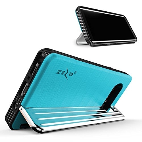 Zizo Samsung Galaxy Note 8 Retro Kartlkl Klf (MIL-STD-810G)-Baby Blue
