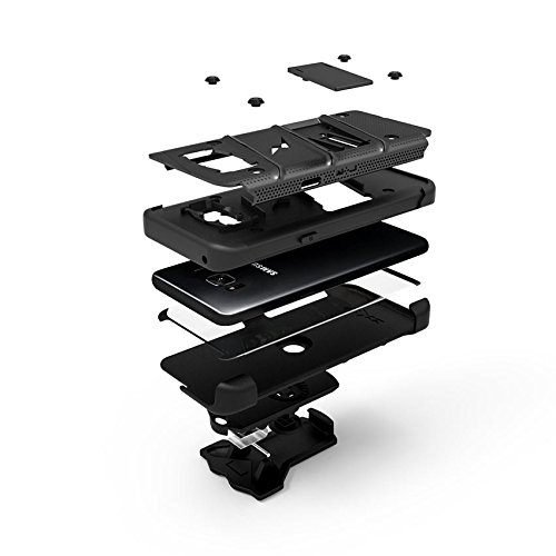 Zizo Samsung Galaxy S8 Plus Bolt Serisi Klf-Black