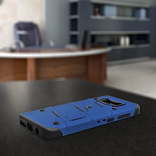 Zizo Samsung Galaxy S8 Plus Bolt Serisi Klf-Blue Black