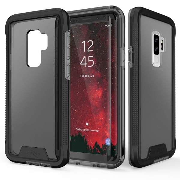 Zizo Samsung Galaxy S9 Plus ION K�l�f (MIL-STD-810G)-Black Smoke