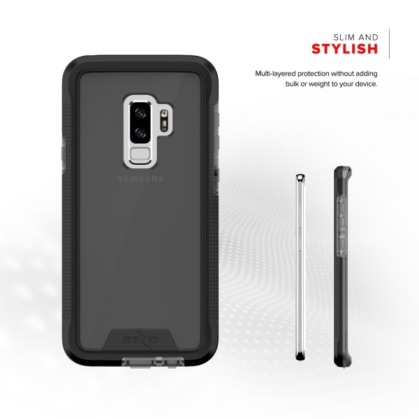 Zizo Samsung Galaxy S9 Plus ION K�l�f (MIL-STD-810G)-Black Smoke