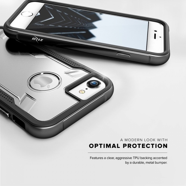 Zizo iPhone 7 Shock Serisi Klf (MIL-STD-810G)-Gray
