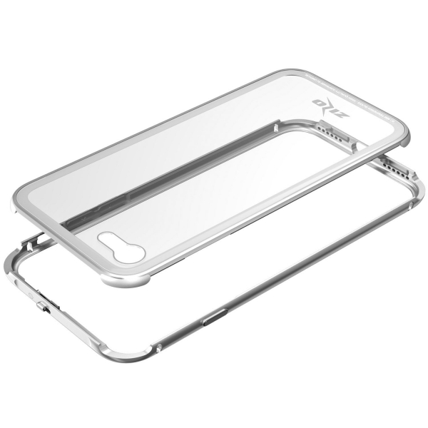 Zizo iPhone 8 Plus ATOM Seri Klf (MIL-STD-810G)-Silver