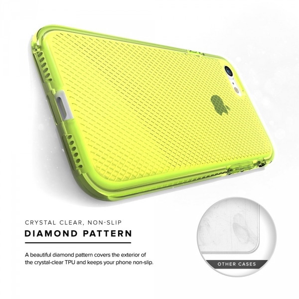 Zizo iPhone 8 Pulse Seri Klf-Neon Green-Silver