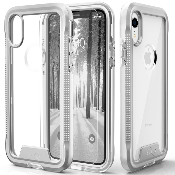 Zizo iPhone XR ION Serisi Klf (MIL-STD-810G)-Silver