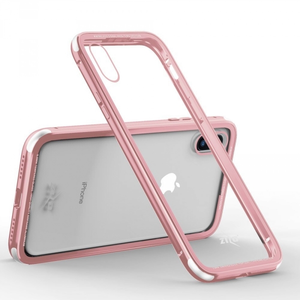 Zizo iPhone X ATOM Seri Klf (MIL-STD-810G)-Rose Gold