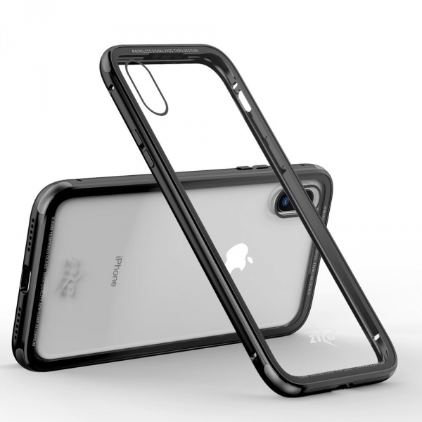 Zizo iPhone XS ATOM Seri Klf (MIL-STD-810G)-Black